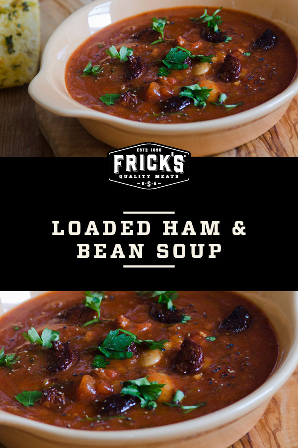 loaded ham and bean soup