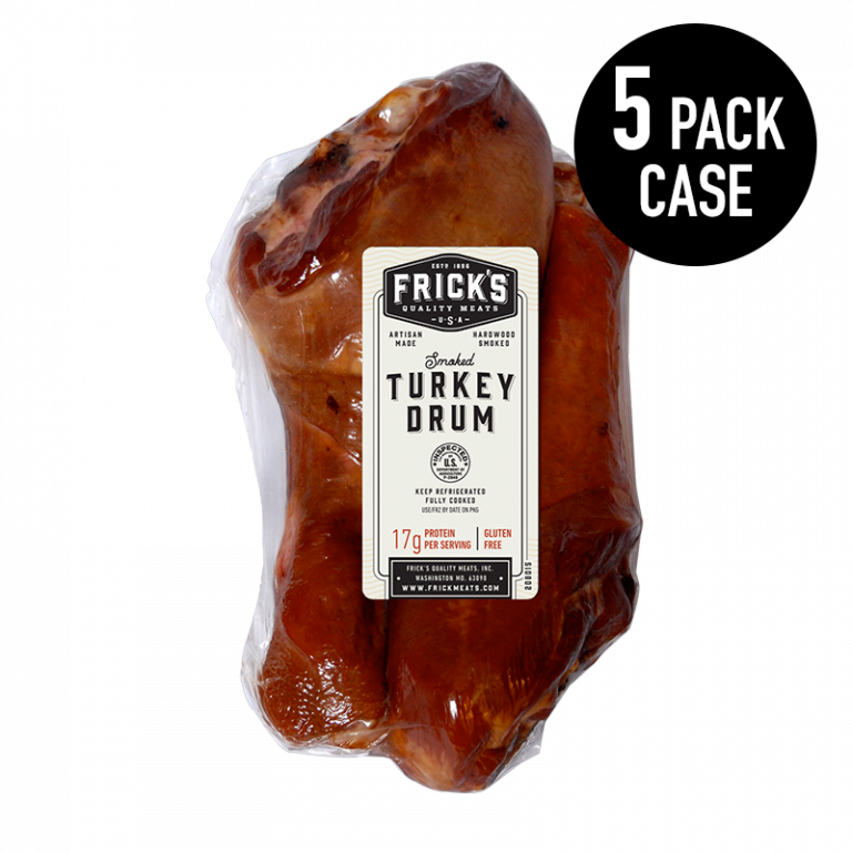 Smoked Turkey Drums 5 Pk Case Turkey Fricks Quality Meats 