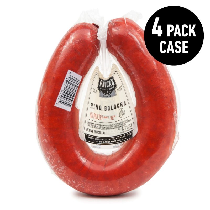 Ring Bologna, 4 pk case Category Bologna Frick's Quality Meats