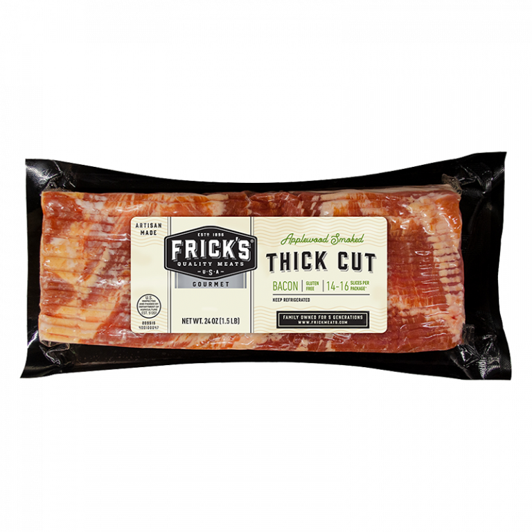 Thick Cut Applewood Smoked Bacon Smoked Meat Frick's Quality Meats