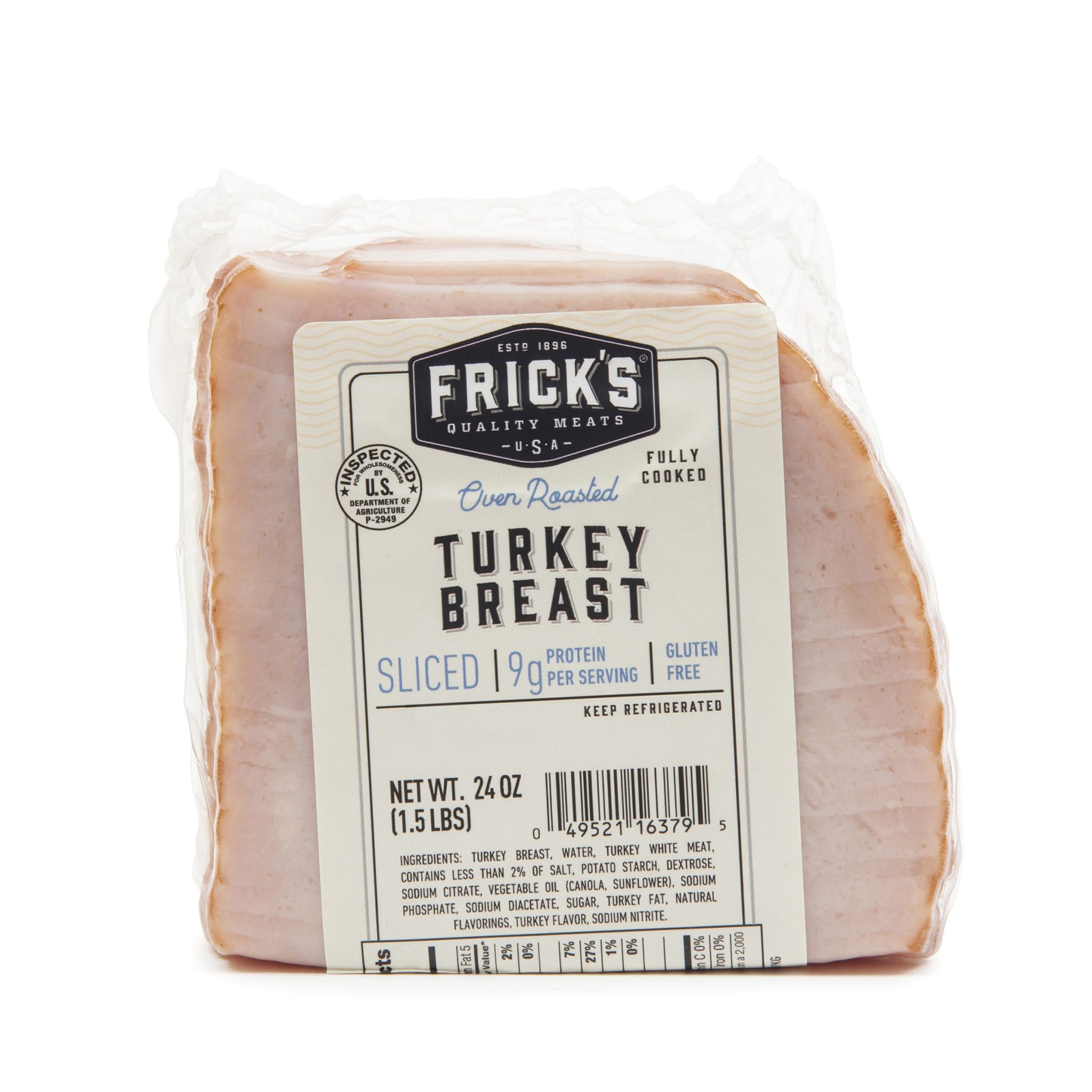 Oven Roasted Turkey, Sliced Quarter Turkey Frick's Quality Meats