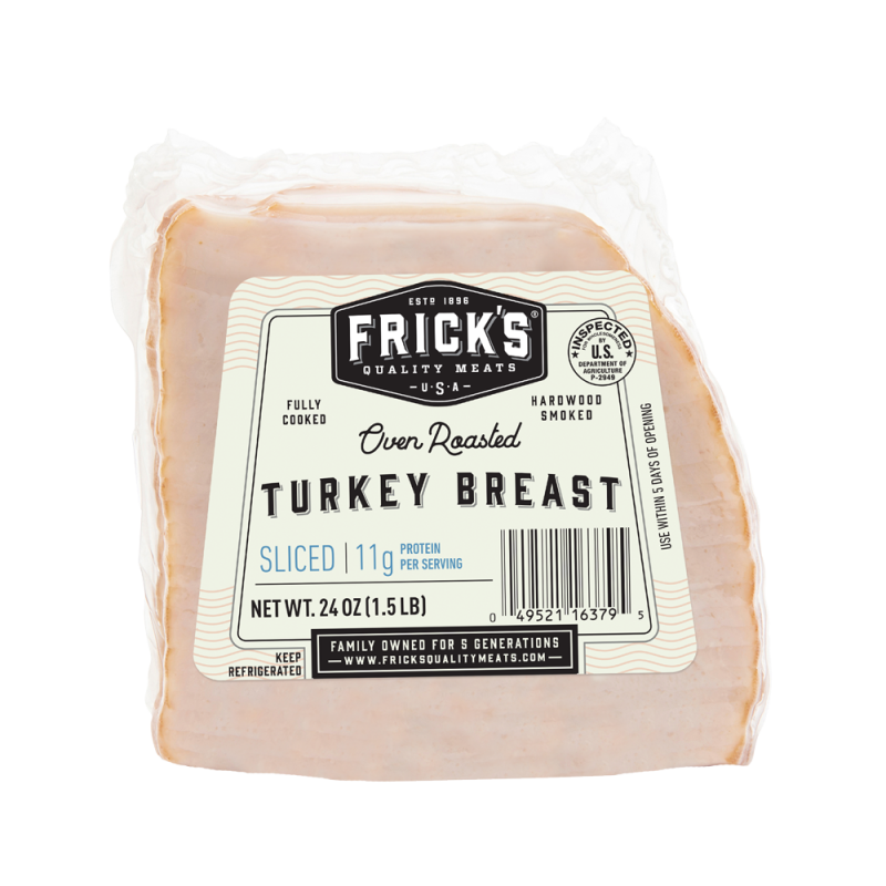 Oven Roasted Turkey, Sliced Quarter Turkey Frick's Quality Meats