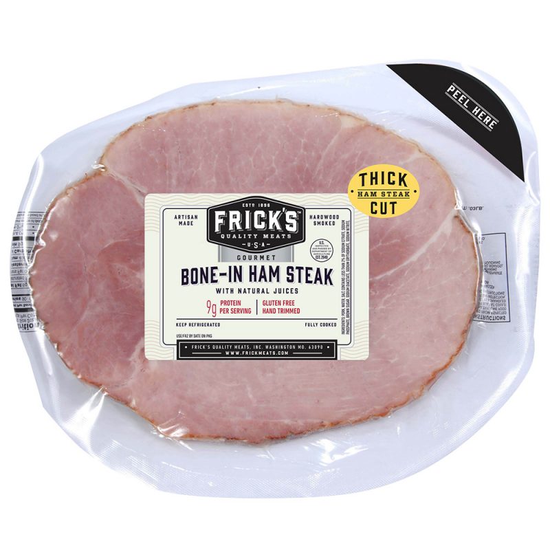 Thick Cut BoneIn Ham Steak Frick's Quality Meats