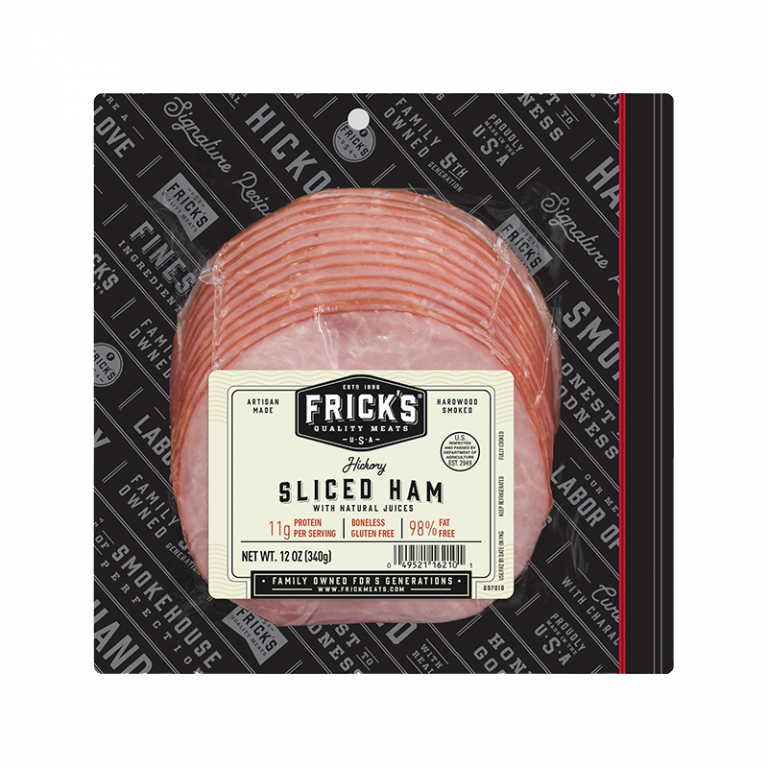 Sliced Ham, 12 oz Boneless Ham Frick's Quality Meats