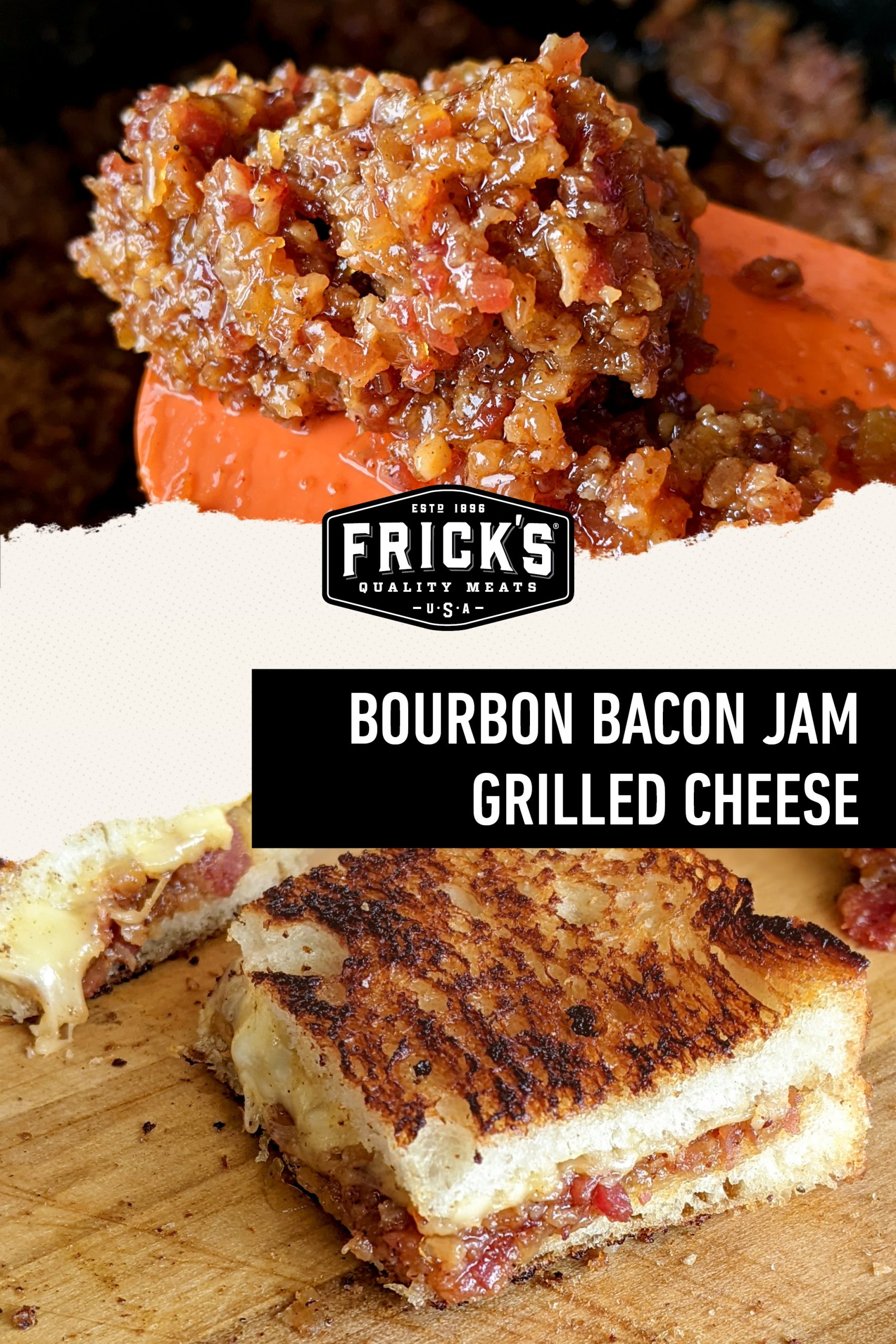 Bourbon Bacon Jam Grilled Cheese | Recipe | Frick's Quality Meats